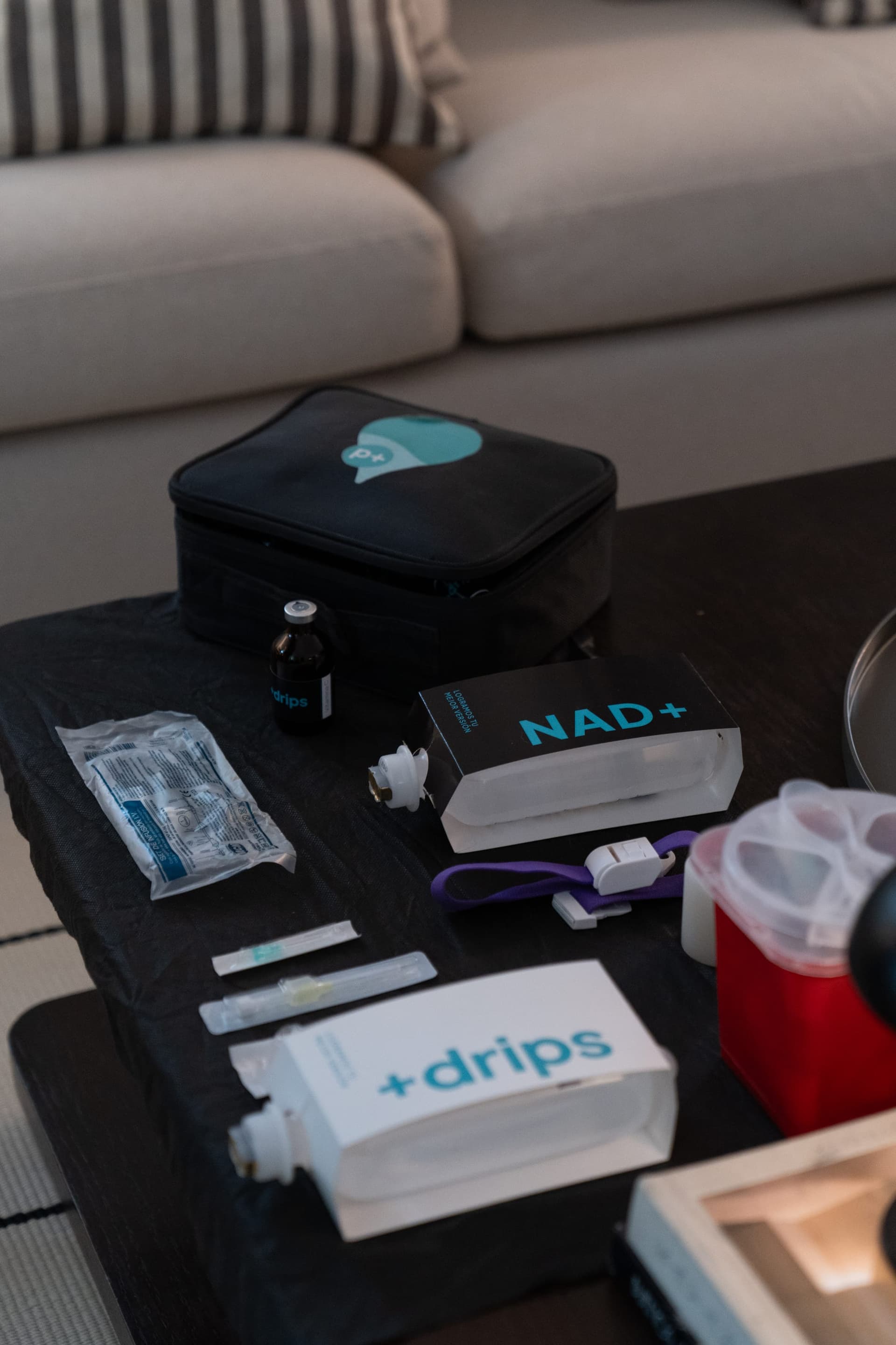 Kit médico +drips con NAD+ y suplementos